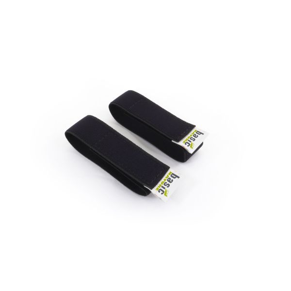 Strapits elastisches Gurtband mit Klettverschluss, Draufsicht auf neutralem Hintergrund.